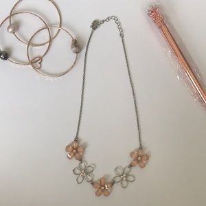 Floral Acrylic Necklace
